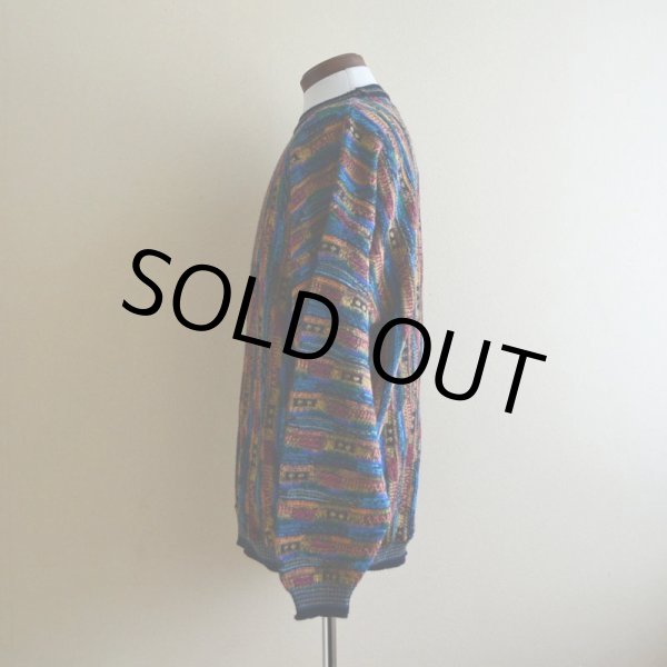 画像4: 1990s 3Dニットセーター　 実寸L-XL  (4)