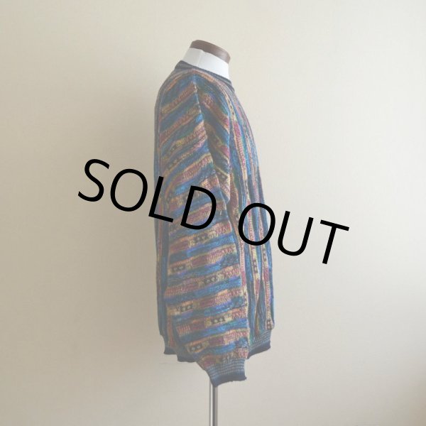 画像2: 1990s 3Dニットセーター　 実寸L-XL  (2)