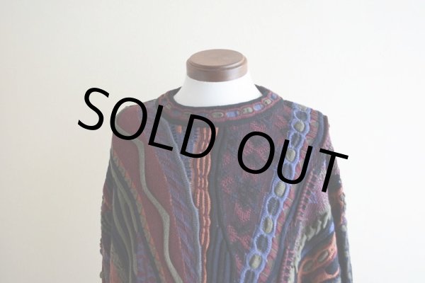 画像6: 1990s 3Dニットセーター　 表記L  (6)