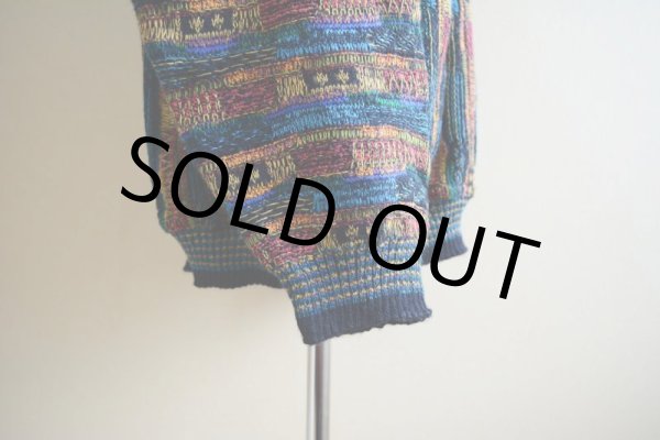 画像8: 1990s 3Dニットセーター　 実寸L-XL  (8)