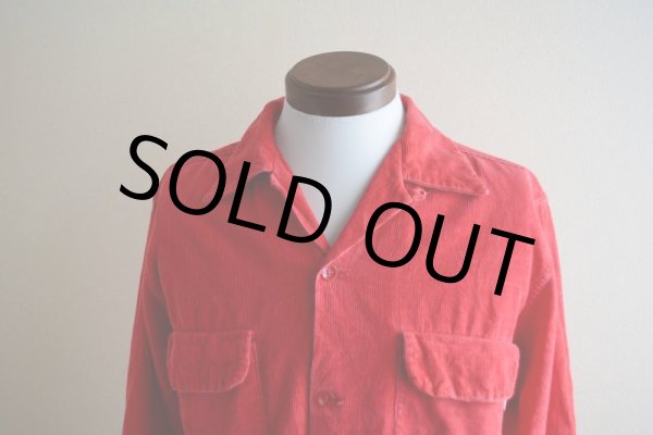 画像5: 1960s コーデュロイシャツ　 実寸ML  (5)