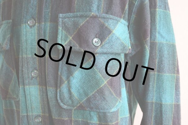 画像7: 1960s Minnesota Woolen マチ付きウールシャツ　 実寸L  (7)