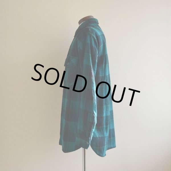 画像4: 1960s Minnesota Woolen マチ付きウールシャツ　 実寸L  (4)