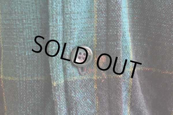 画像14: 1960s Minnesota Woolen マチ付きウールシャツ　 実寸L  (14)