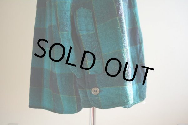 画像11: 1960s Minnesota Woolen マチ付きウールシャツ　 実寸L  (11)