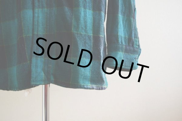 画像8: 1960s Minnesota Woolen マチ付きウールシャツ　 実寸L  (8)