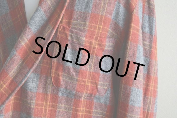 画像7: 1960s BRENT ウールガウン  表記XL  (7)