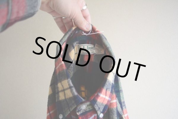 画像5: 1980s L.L.Bean ネルシャツ  表記L  (5)