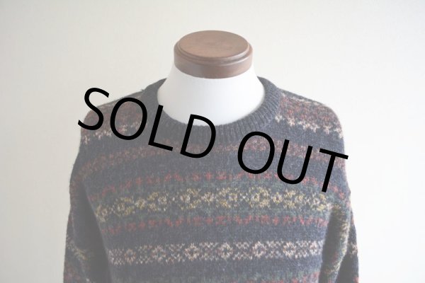 画像7: G.H.BASS&CO. フェアアイルセーター　 MADE IN SCOTLAND　 表記M  (7)