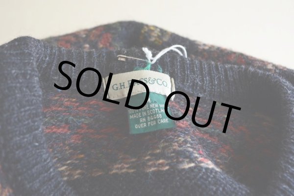 画像5: G.H.BASS&CO. フェアアイルセーター　 MADE IN SCOTLAND　 表記M  (5)