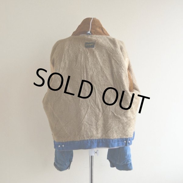 画像5: 1970s Wrangler デニムボアジャケット  実寸XL  (5)