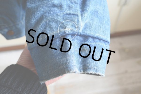 画像14: 1970s Wrangler デニムボアジャケット  実寸XL  (14)