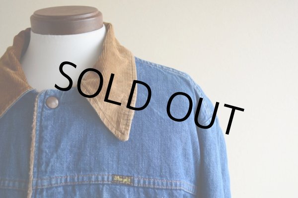 画像8: 1970s Wrangler デニムボアジャケット  実寸XL  (8)