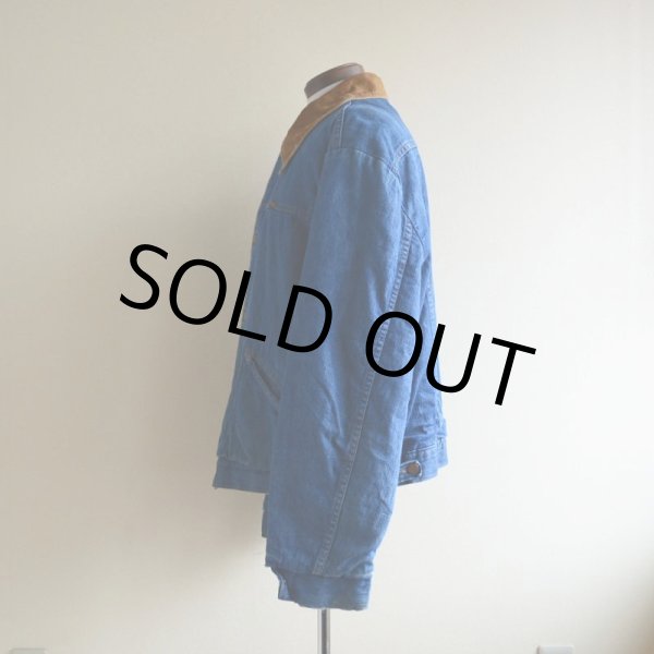 画像4: 1970s Wrangler デニムボアジャケット  実寸XL  (4)