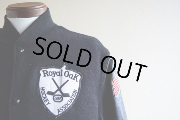 画像8: 1980s HOLLOWAY チェーン刺繍スタジャン　 表記S  (8)