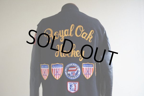 画像15: 1980s HOLLOWAY チェーン刺繍スタジャン　 表記S  (15)