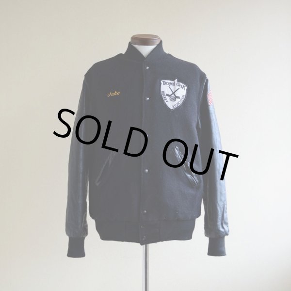 画像3: 1980s HOLLOWAY チェーン刺繍スタジャン　 表記S  (3)