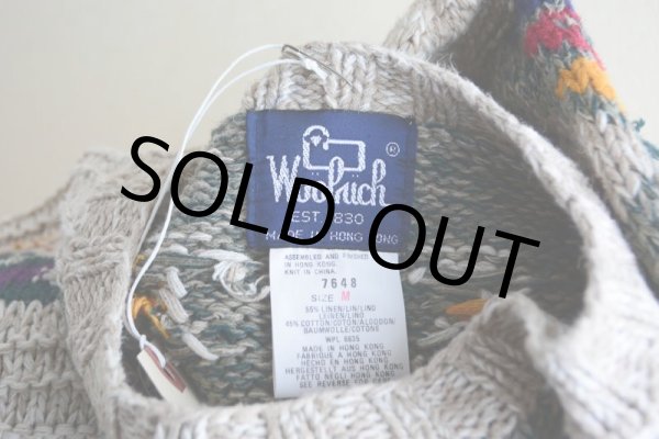 画像5: 1980s Woolrich リネン×コットンニットセーター  表記M  (5)