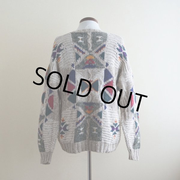 画像3: 1980s Woolrich リネン×コットンニットセーター  表記M  (3)