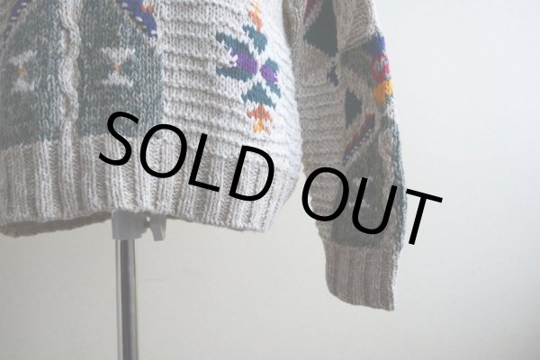 画像8: 1980s Woolrich リネン×コットンニットセーター  表記M  (8)