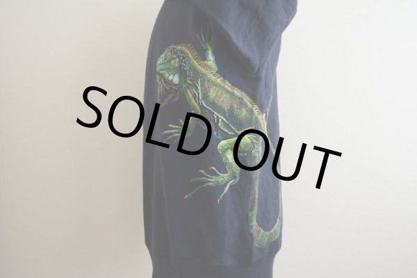 画像10: 1990s HARLEQUIN NATURE GRAPHICS イグアナスウェット　 表記L  (10)