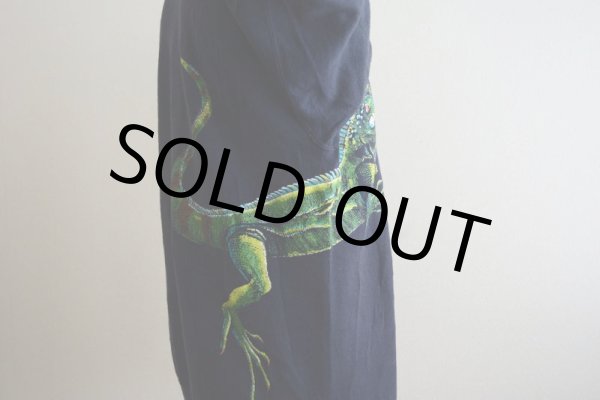 画像11: 1990s HARLEQUIN NATURE GRAPHICS イグアナスウェット　 表記L  (11)