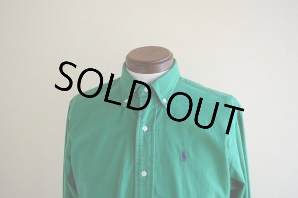画像6: 1980s Polo Ralph Lauren ボタンダウンシャツ  MADE IN USA  表記BOY'S XL  (6)
