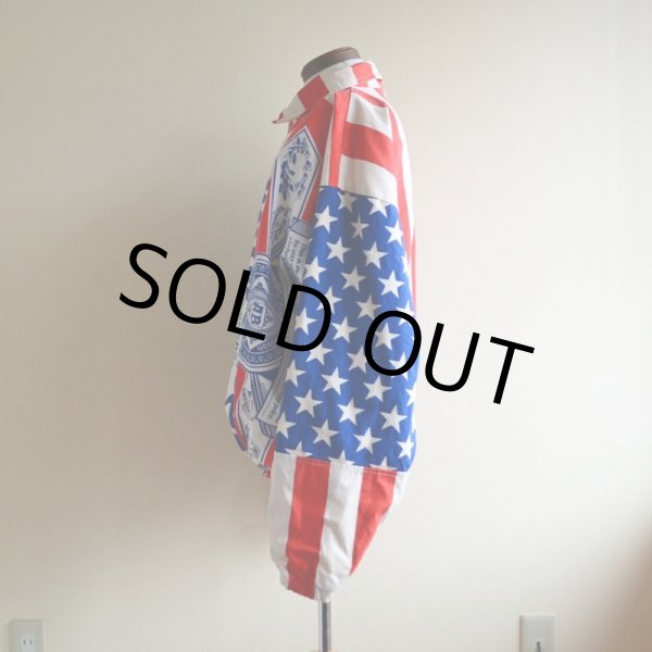 画像4: 1990s BUDWEISER 総柄コットンジャケット　 MADE IN USA　 表記L  (4)