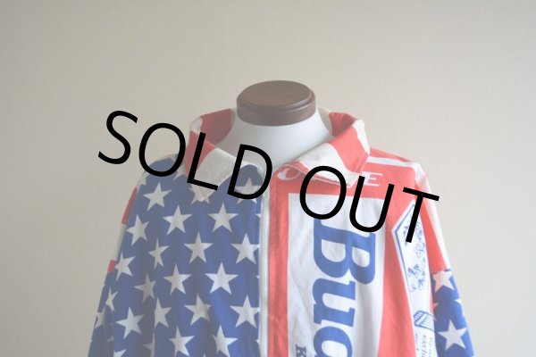 画像7: 1990s BUDWEISER 総柄コットンジャケット　 MADE IN USA　 表記L  (7)