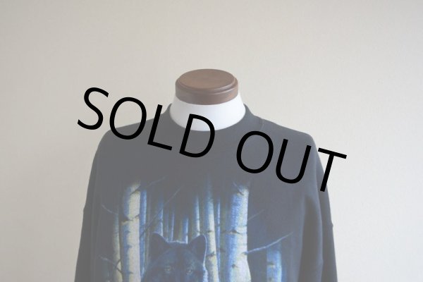 画像6: 1990s WILD WEAR 狼スウェット　 表記L  (6)