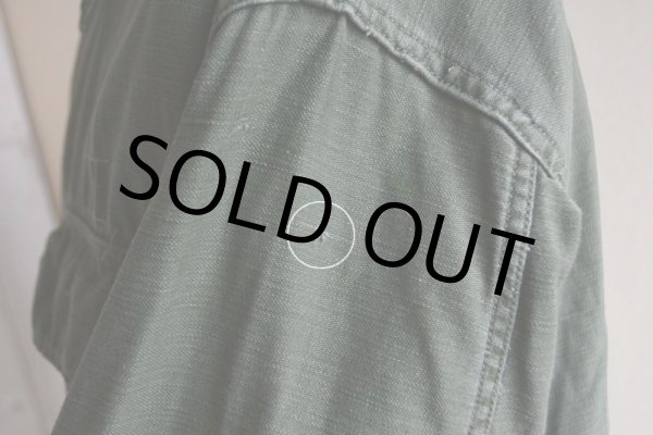 画像15: 1960s US.ARMY ユーティリティシャツ  OG107 1st  実寸M  (15)