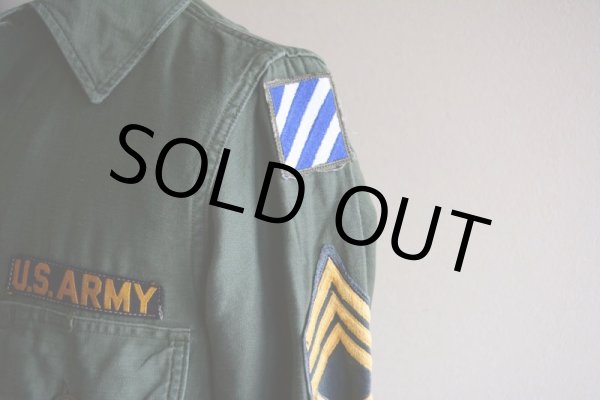 画像10: 1960s US.ARMY ユーティリティシャツ  OG107 2nd  表記13 1/2  (10)