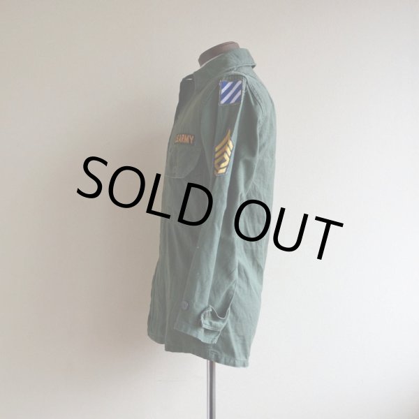 画像4: 1960s US.ARMY ユーティリティシャツ  OG107 2nd  表記13 1/2  (4)