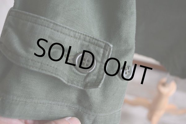 画像13: 1960s US.ARMY ユーティリティシャツ  OG107 2nd  表記13 1/2  (13)