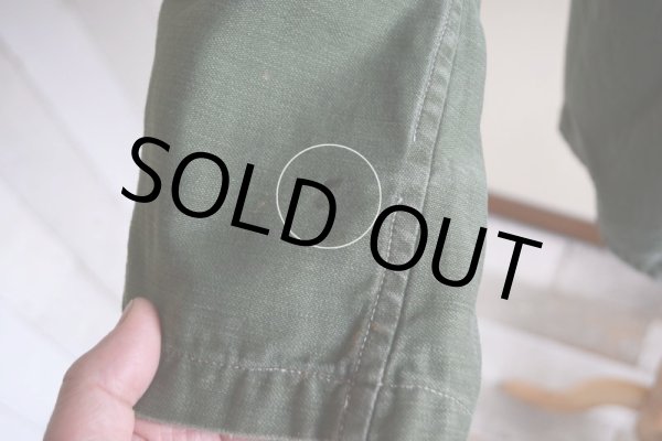 画像13: 1960s US.ARMY ユーティリティシャツ  OG107 1st  実寸M  (13)