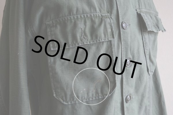 画像9: 1960s US.ARMY ユーティリティシャツ  OG107 1st  実寸M  (9)