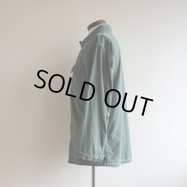 画像4: 1960s US.ARMY ユーティリティシャツ  OG107 1st  実寸M  (4)