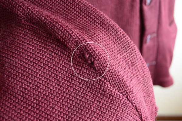 画像14: 1950s THE MASTER LINE レタードカーディガン  表記40  (14)