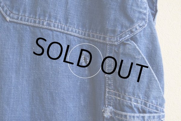 画像15: 1960s HERCULES デニムオーバーオール  実寸W45(114cm)  (15)