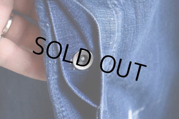 画像7: 1960s HERCULES デニムオーバーオール  実寸W45(114cm)  (7)