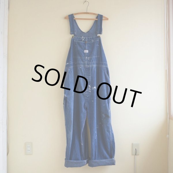 画像2: 1960s HERCULES デニムオーバーオール  実寸W45(114cm)  (2)