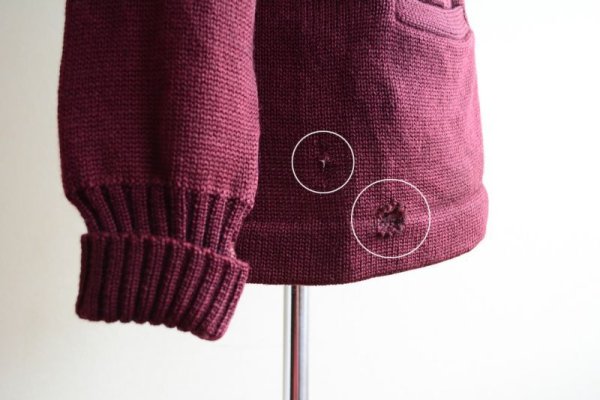 画像8: 1950s THE MASTER LINE レタードカーディガン  表記40  (8)