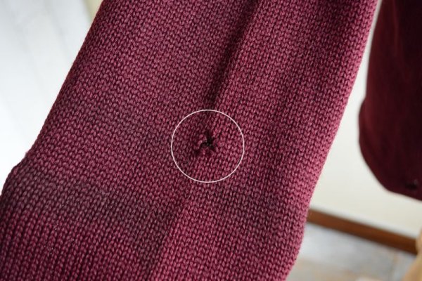 画像13: 1950s THE MASTER LINE レタードカーディガン  表記40  (13)