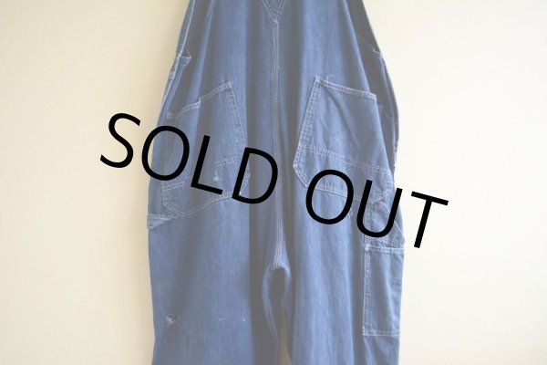 画像13: 1960s HERCULES デニムオーバーオール  実寸W45(114cm)  (13)