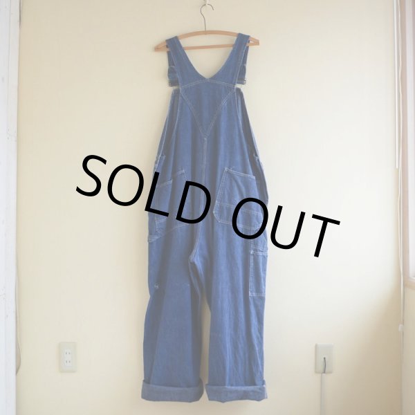 画像3: 1960s HERCULES デニムオーバーオール  実寸W45(114cm)  (3)
