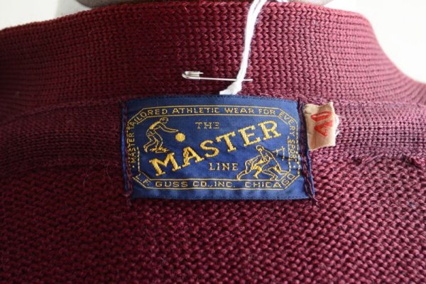 画像5: 1950s THE MASTER LINE レタードカーディガン  表記40  (5)