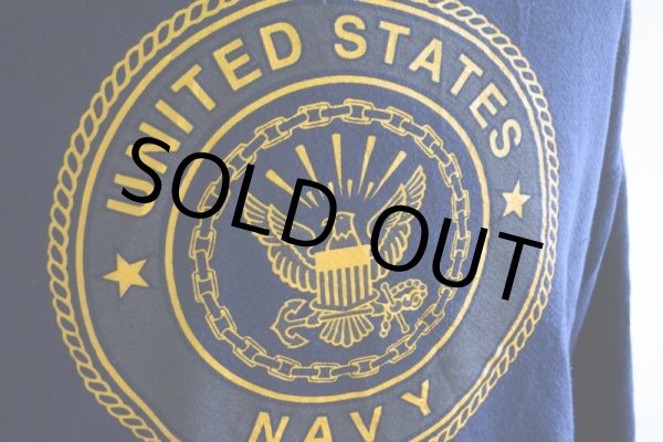画像9: US.NAVY スウェットパーカー　 MADE IN USA　 表記L  (9)