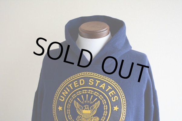 画像6: US.NAVY スウェットパーカー　 MADE IN USA　 表記L  (6)