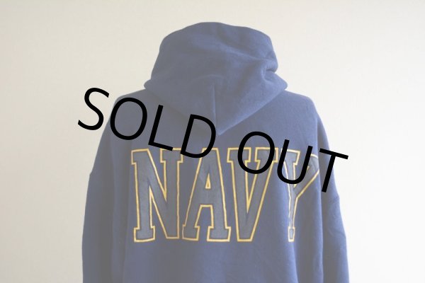 画像7: US.NAVY スウェットパーカー　 MADE IN USA　 表記L  (7)