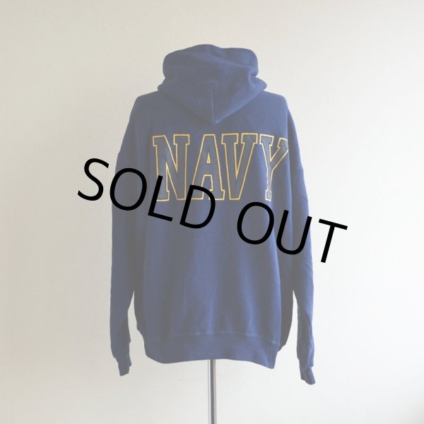 画像3: US.NAVY スウェットパーカー　 MADE IN USA　 表記L  (3)